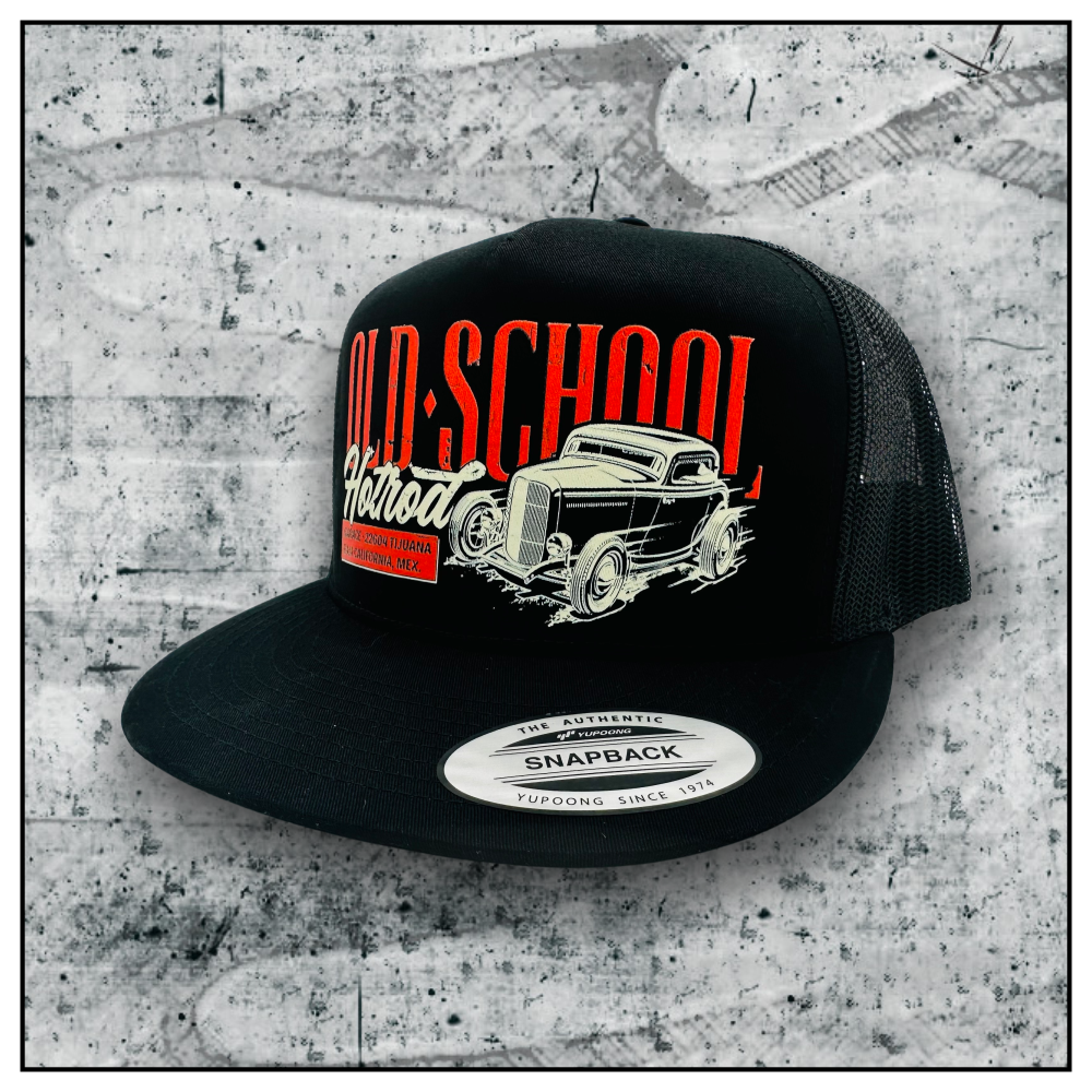 Snapback Cap OLD SCHOOL Hotrod